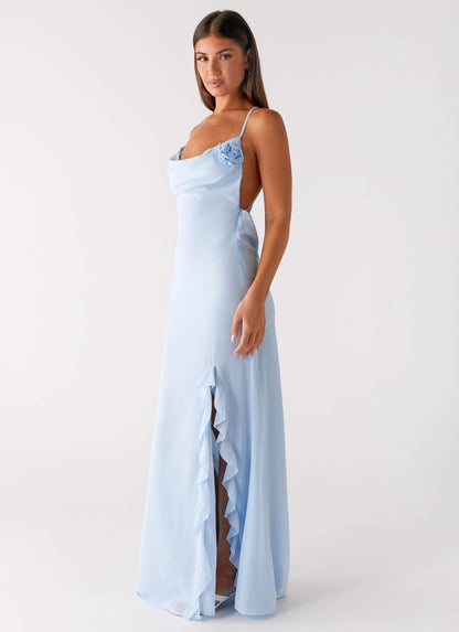 First Class Maxi Dress - Blue