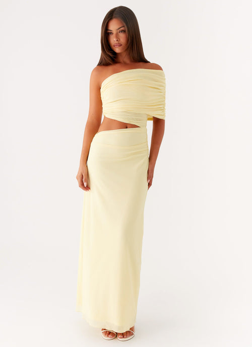 Gillian Maxi Dress - Yellow
