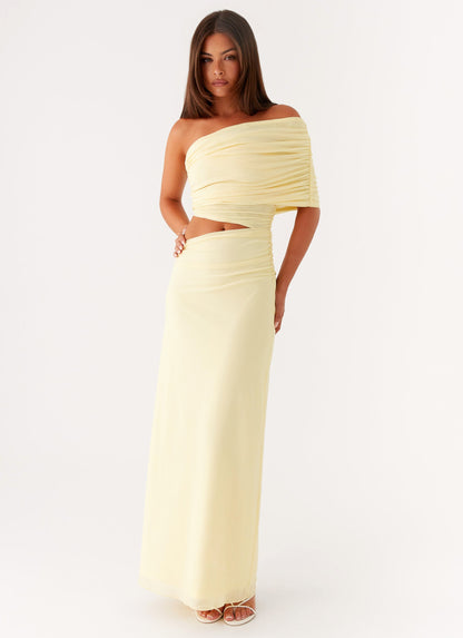 Gillian Maxi Dress - Yellow