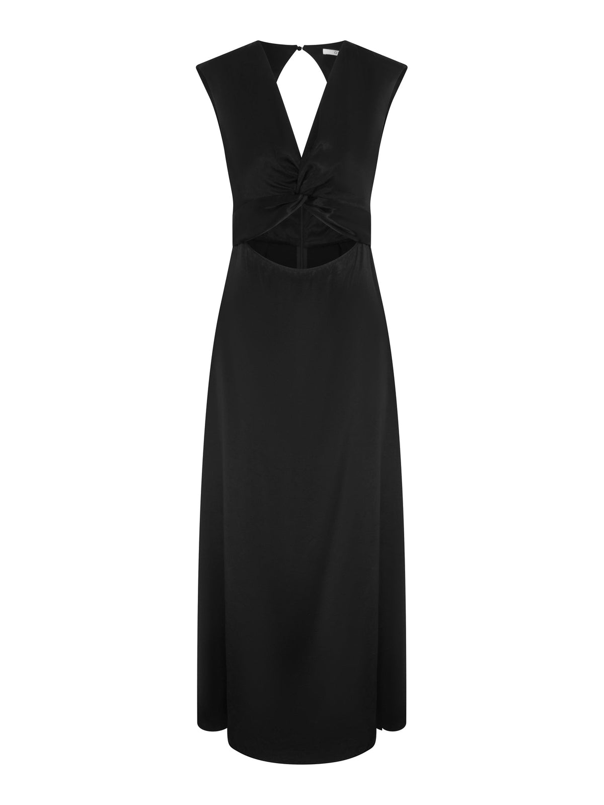Marin Twist Front Dress in Black