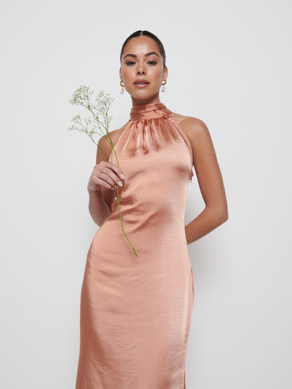 Odelle Maxi Bridesmaid Dress - Cinnamon