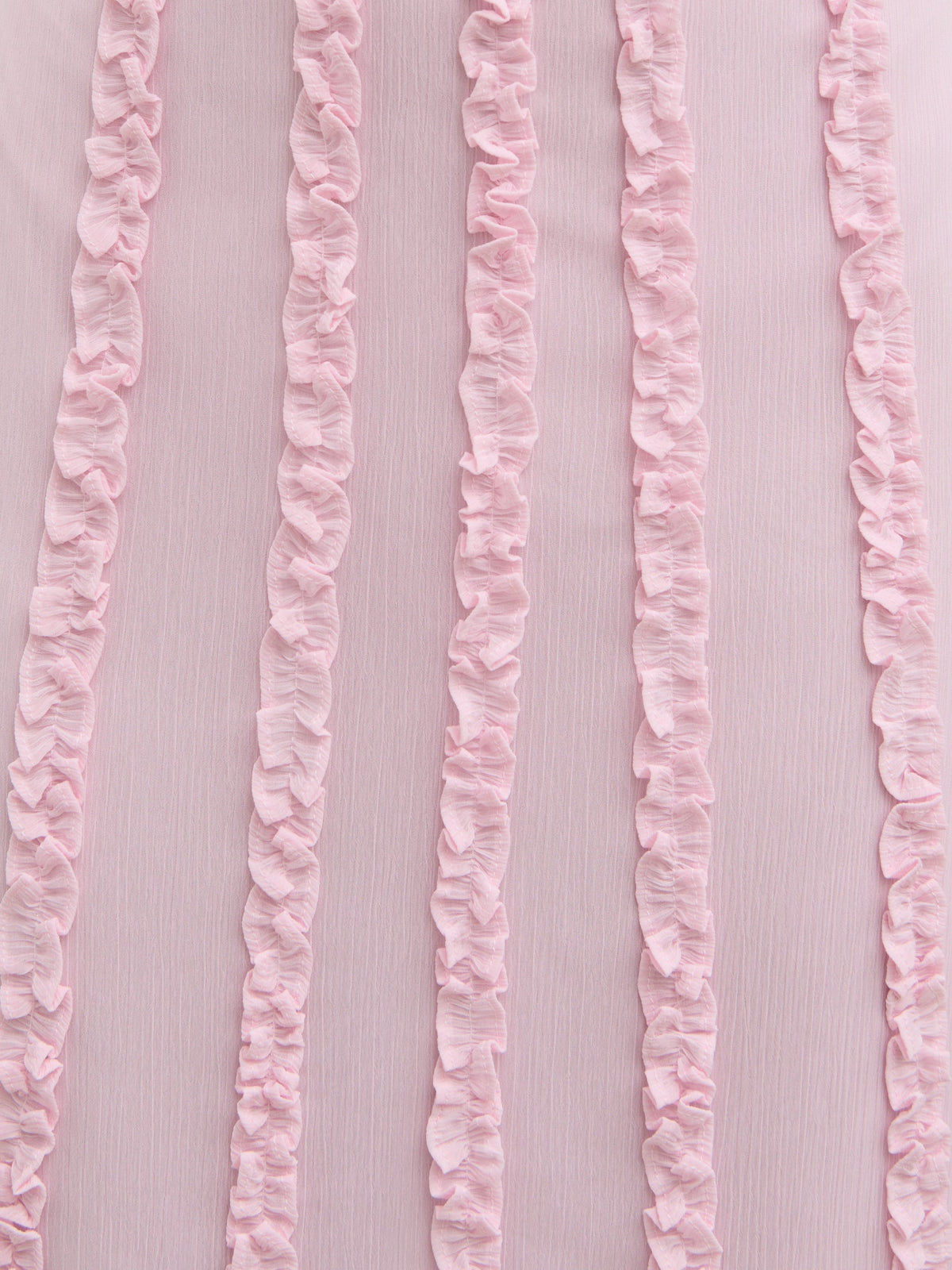 Ola Sweetheart Frill Maxi Dress - Peony Pink