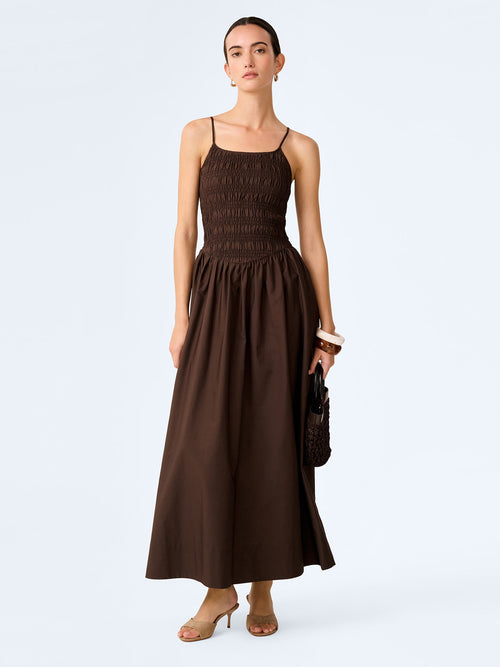 Paulina Dress in Chocolate