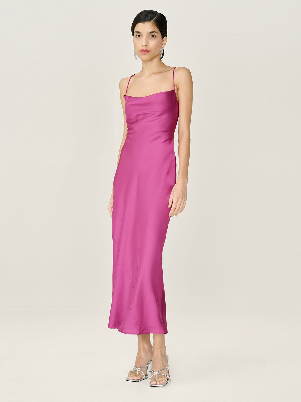Riviera Dress in Magenta