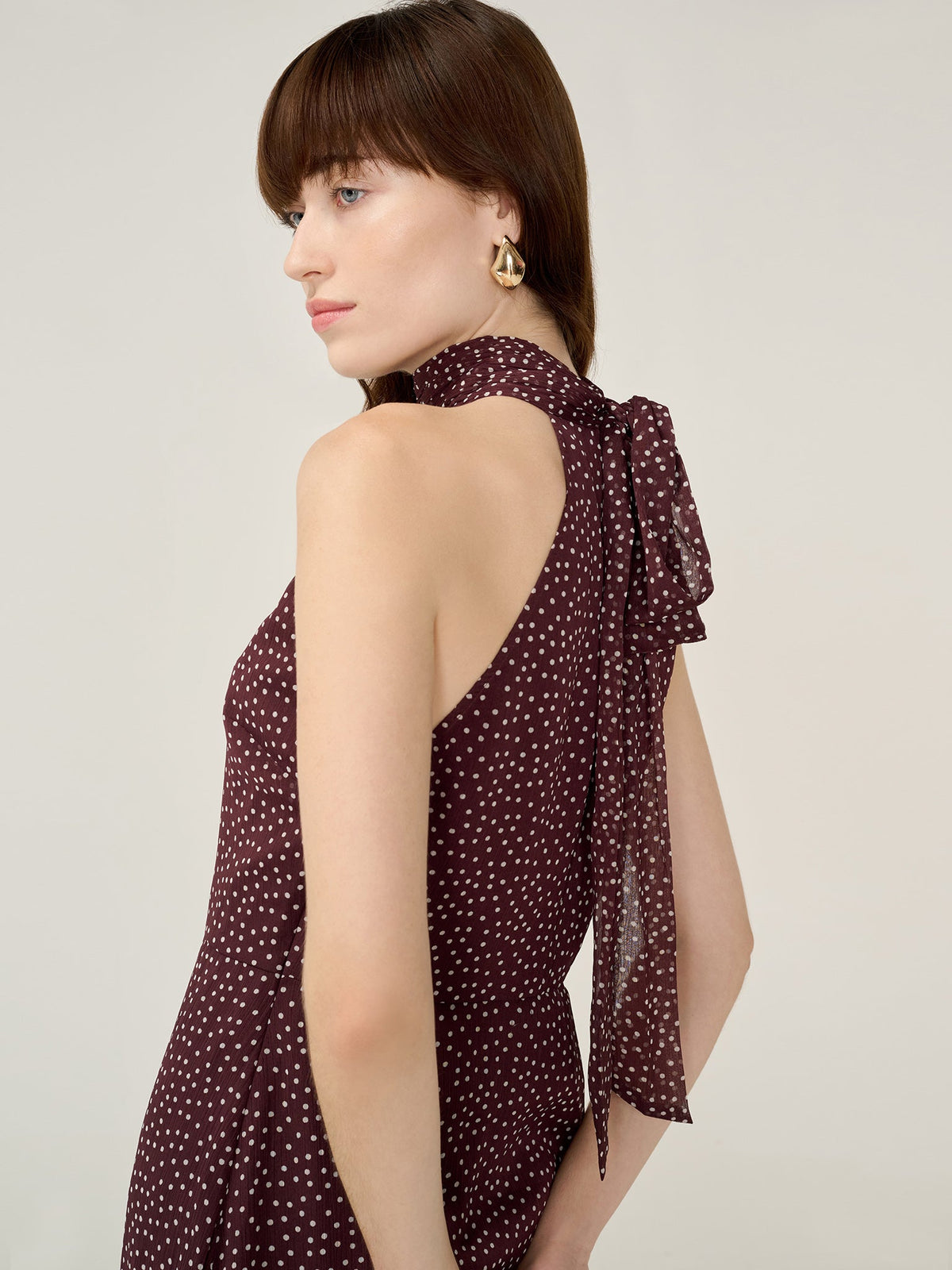 Romeo Dress in Chocolate