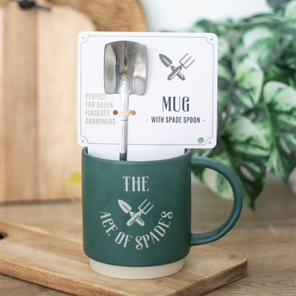 Ace of Spades Mug with Spade Spoon 🇬🇧