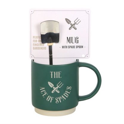 Ace of Spades Mug with Spade Spoon 🇬🇧