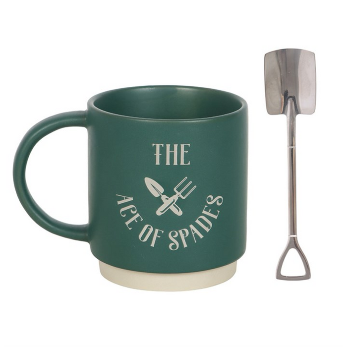 Ace of Spades Mug with Spade Spoon 🇬🇧