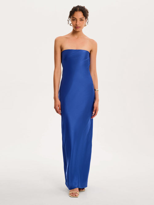 Amdra Dress in Cobalt