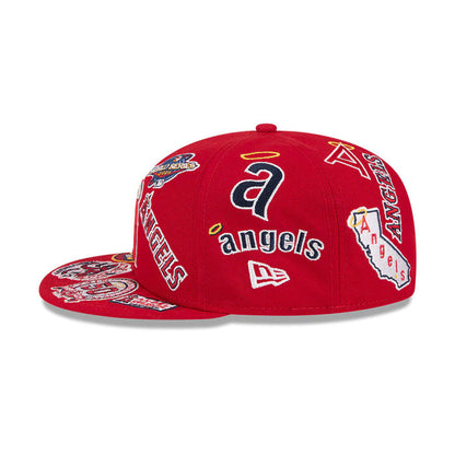 Anaheim Angels MLB All Over Patch 59FIFTY Fitted New Era