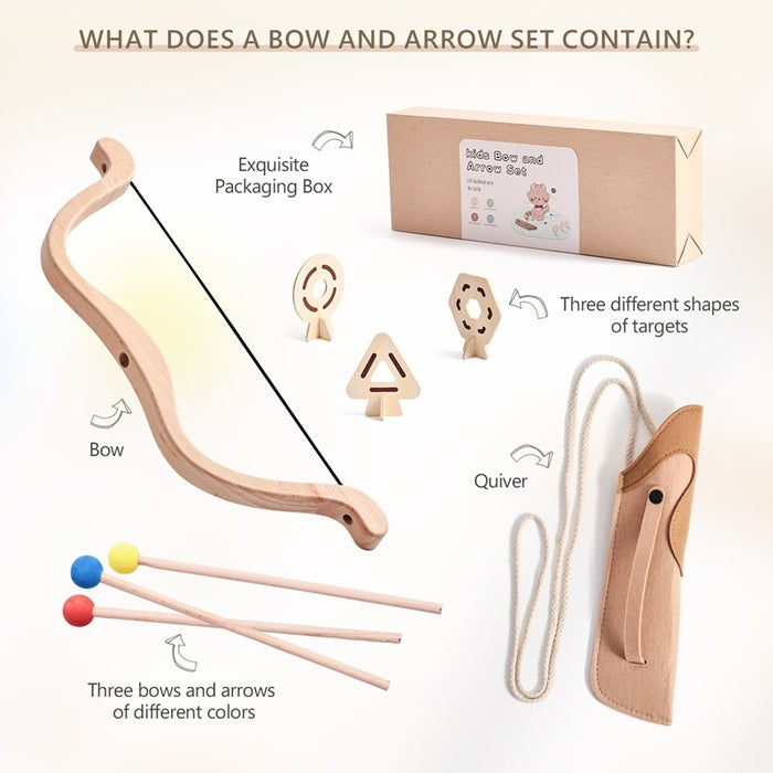 Archery Shooting Sports Educational Wooden Toys 🇨🇳