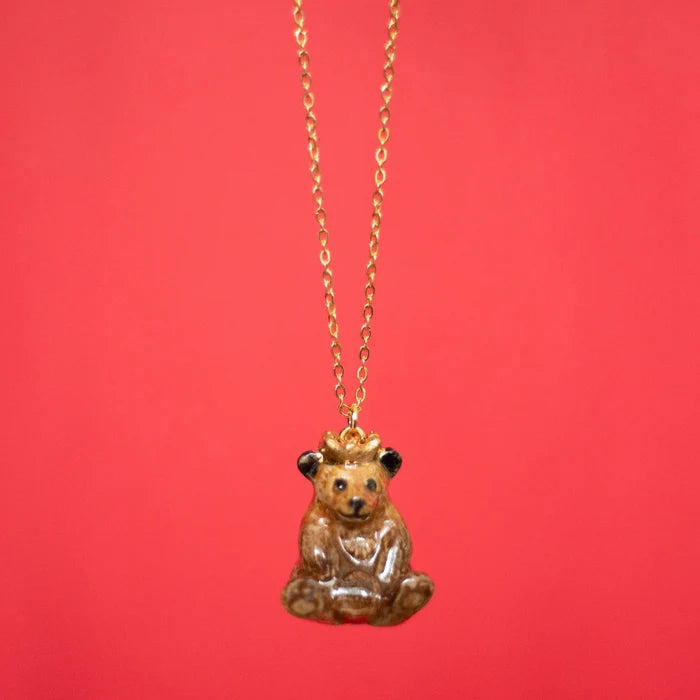 Bear King Porcelain Necklace - Camp Hallow