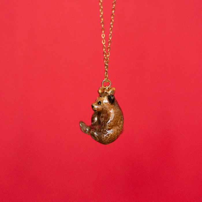 Bear King Porcelain Necklace - Camp Hallow