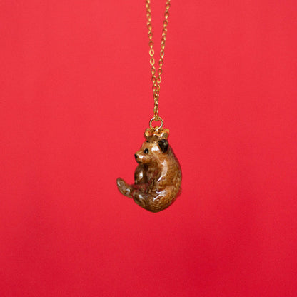 Bear King Porcelain Necklace - Camp Hallow