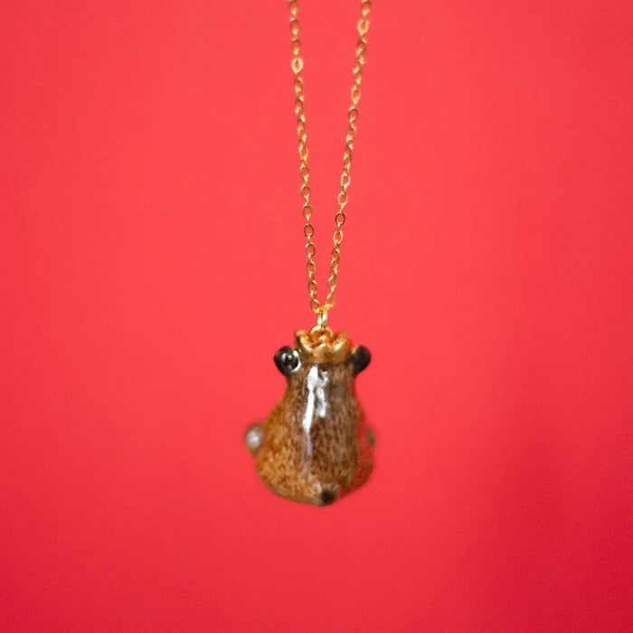 Bear King Porcelain Necklace - Camp Hallow