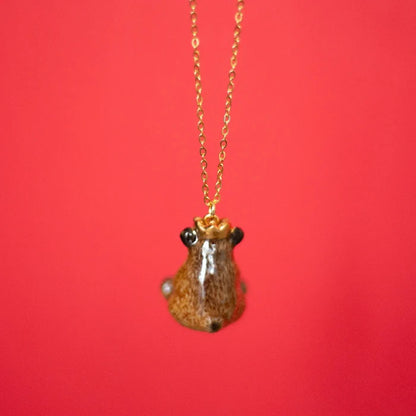 Bear King Porcelain Necklace - Camp Hallow