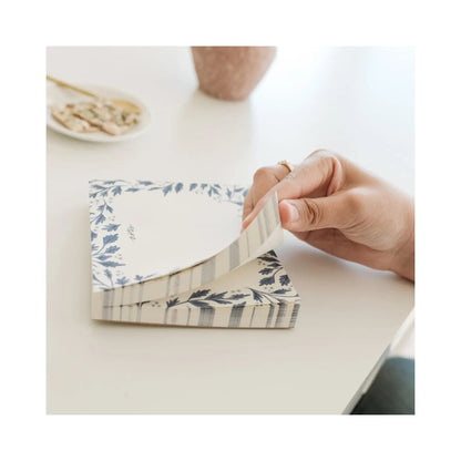 Blue Vines Block Notepad
