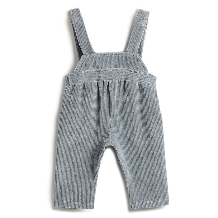 Boys Grey Medium Length Dungaree