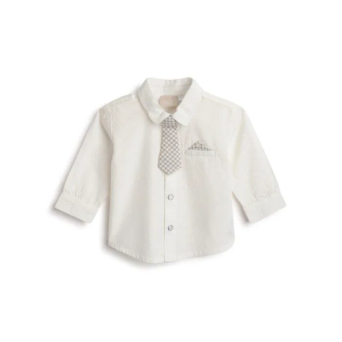 Boys White Formal Shirt