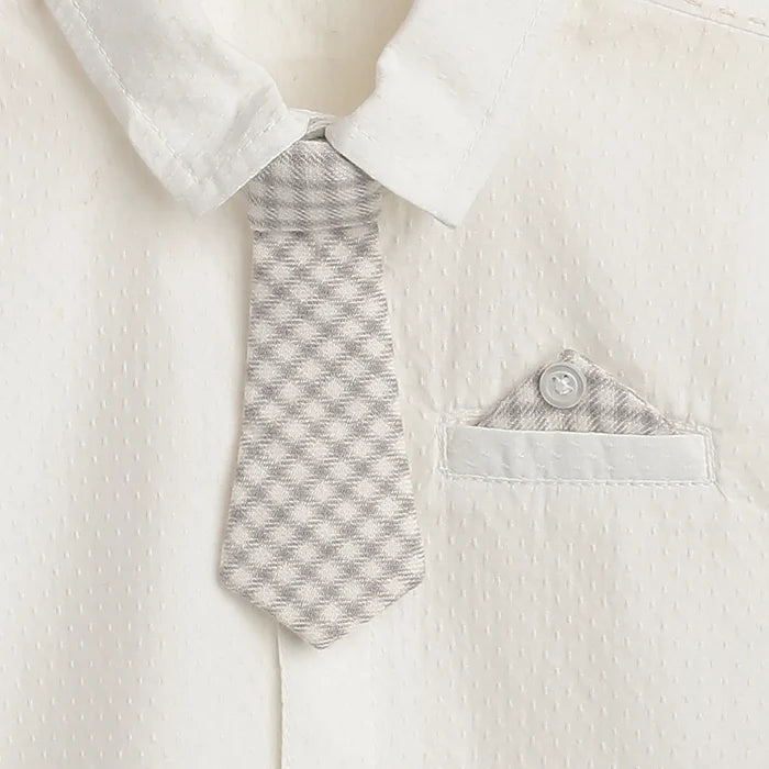 Boys White Formal Shirt