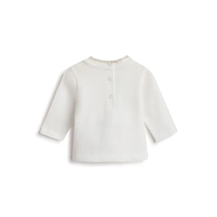 Boys White Graphic Printed T-shirt