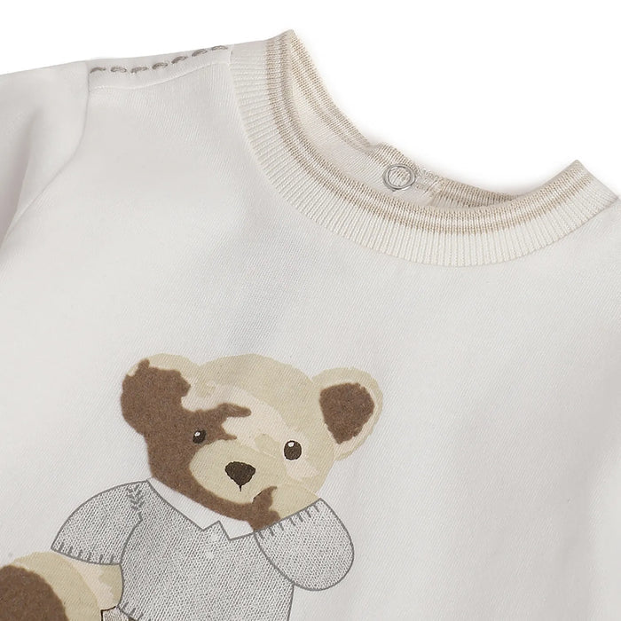 Boys White Graphic Printed T-shirt