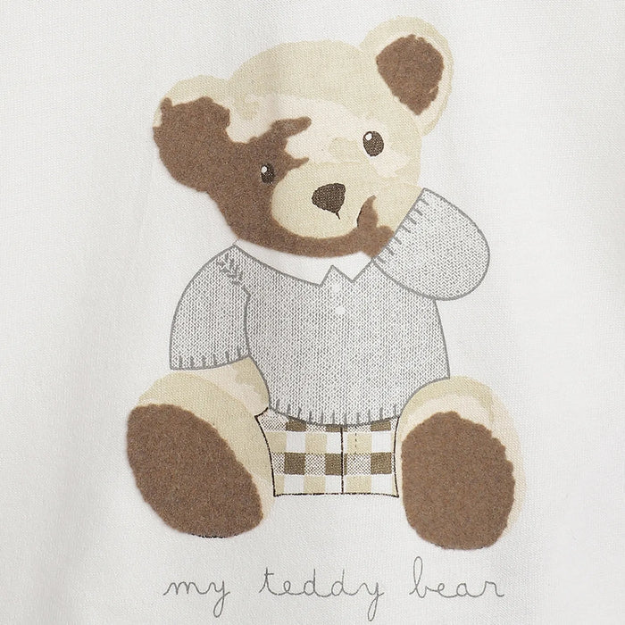 Boys White Graphic Printed T-shirt