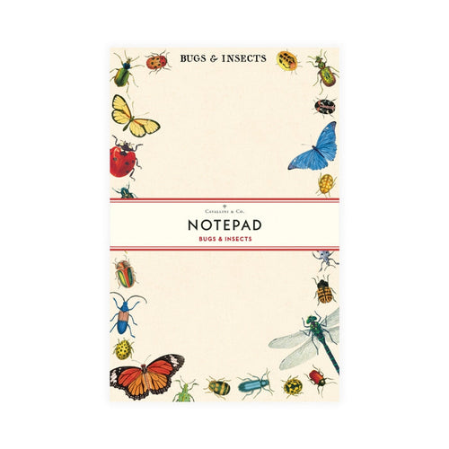 Bug & Insects Notepad - Cavallini & Co.