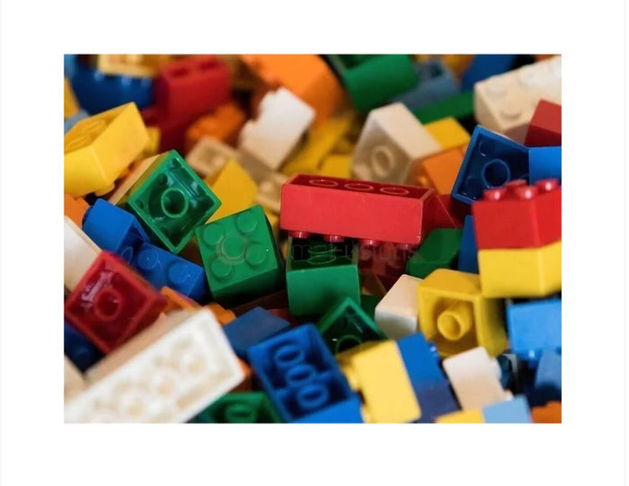 Building Blocks Assorted Size & Colours 660 Piece Set 🇬🇧
