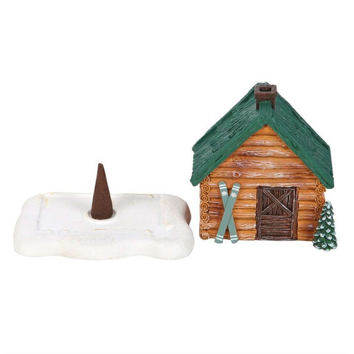 Cabin Ski Chalet Incense Cone Holder 🇬🇧