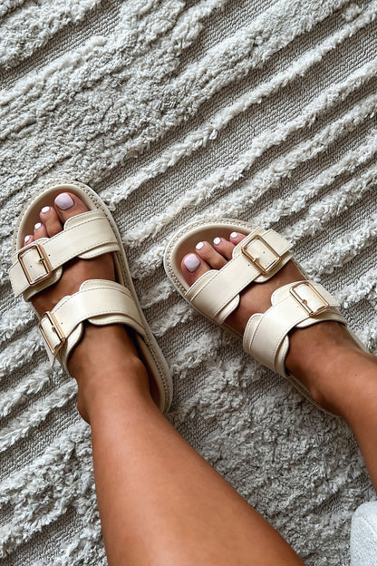 Capri Sandals - Nude