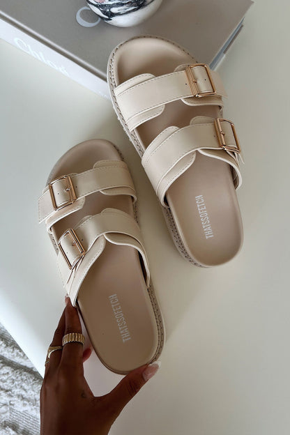 Capri Sandals - Nude