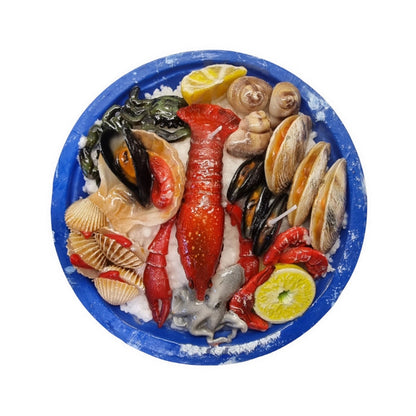 Seafood Plate Candle