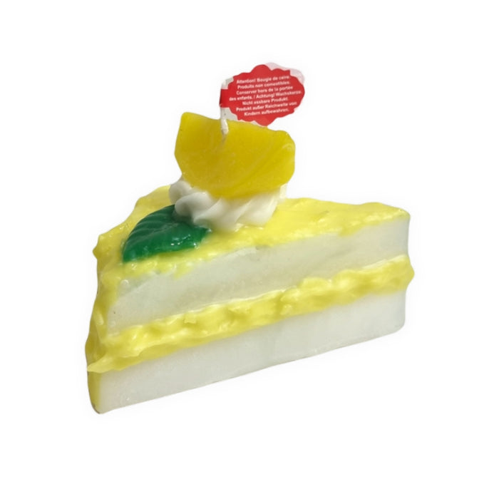 Sliced Lemon Cake Candle