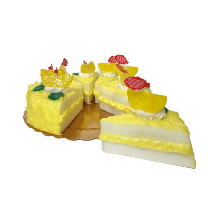 Sliced Lemon Cake Candle