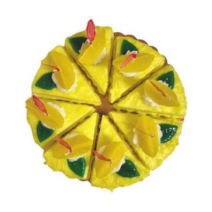 Sliced Lemon Cake Candle