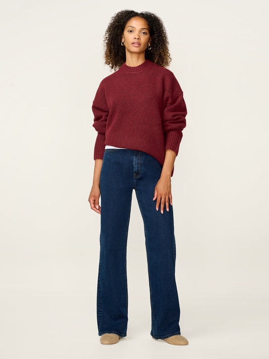 Clementine Jumper in Burgundy