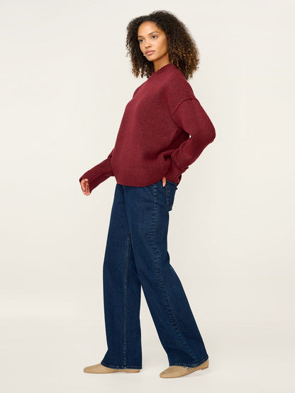 Clementine Jumper in Burgundy