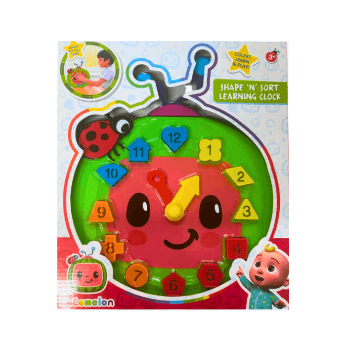 Cocomelon Shape & Sort Learning Clock 🇬🇧