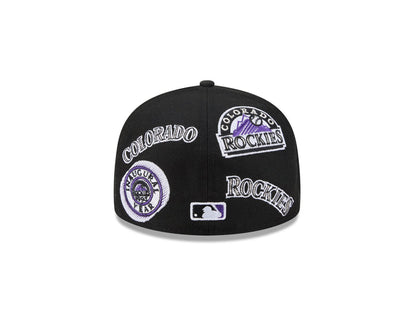 Colorado Rockies MLB All Over Patch 59FIFTY Fitted New Era