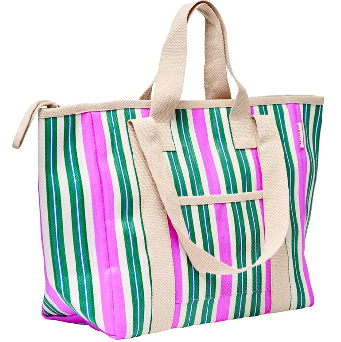 Cooler Tote in Seagrass Green Multi Coolers in at Wrapsody