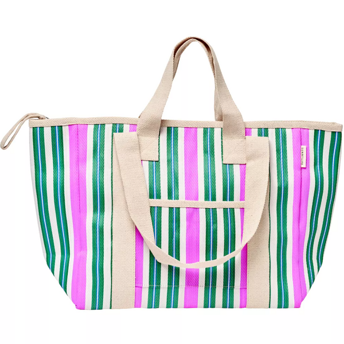 Cooler Tote in Seagrass Green Multi Coolers in at Wrapsody