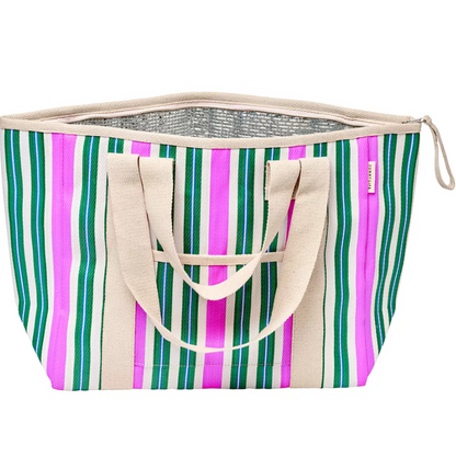 Cooler Tote in Seagrass Green Multi Coolers in at Wrapsody