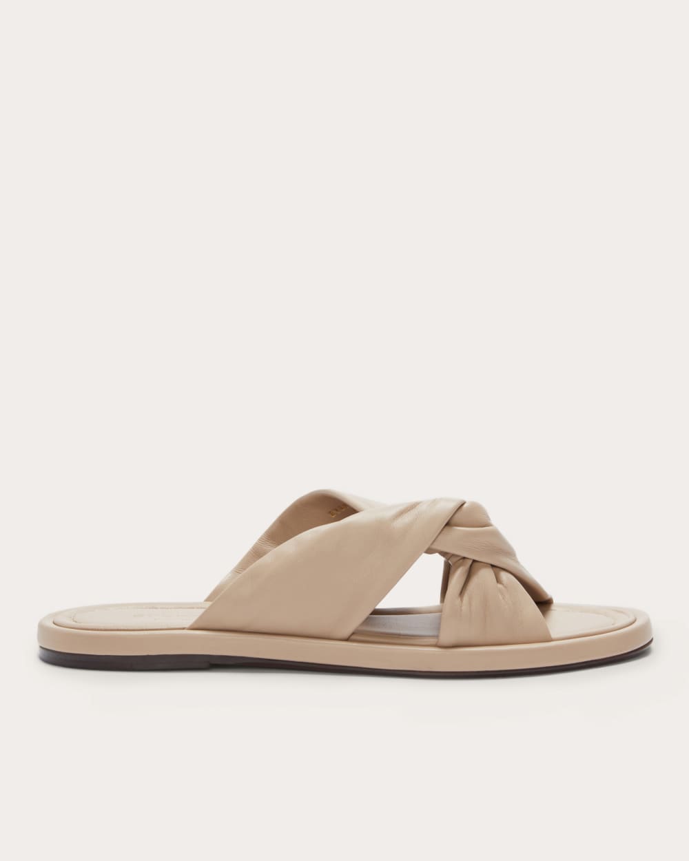 The Day Twist Sandal | Warm Khaki