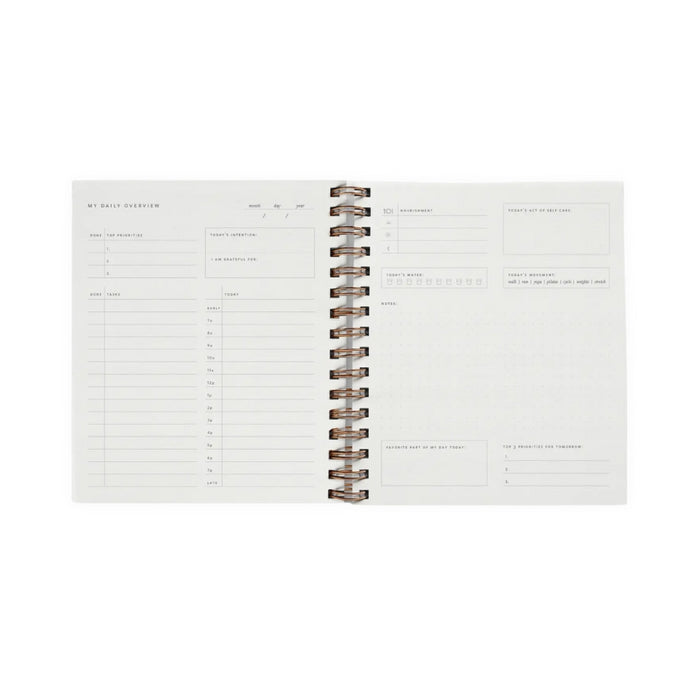 Daily Overview Planner - Mint Blue
