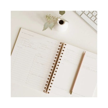 Daily Overview Planner - Mint Blue