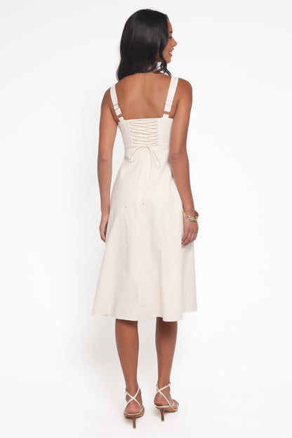 Cosima Midi Dress - Cream