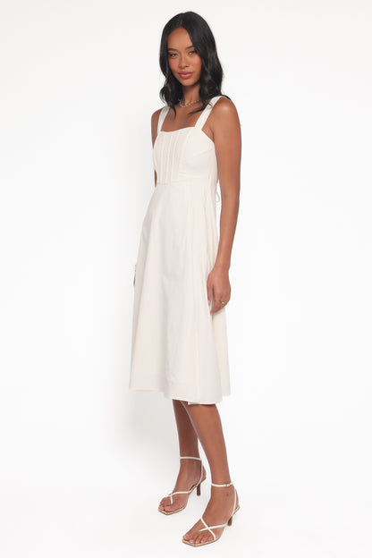 Cosima Midi Dress - Cream