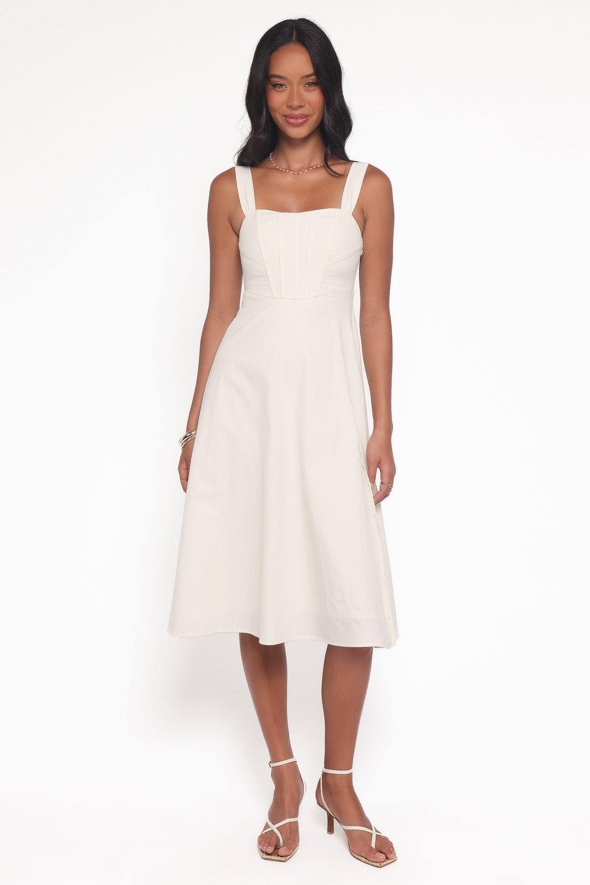 Cosima Midi Dress - Cream