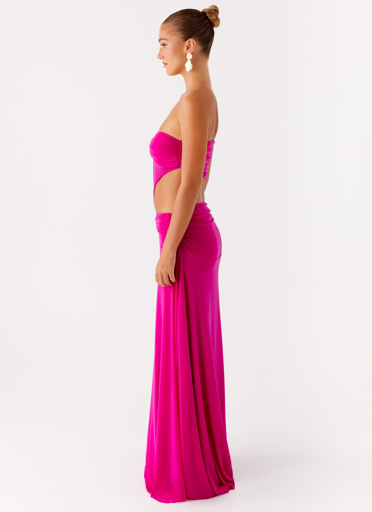 Carlene Maxi Dress - Fuchsia